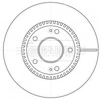 BORG & BECK Piduriketas BBD4524